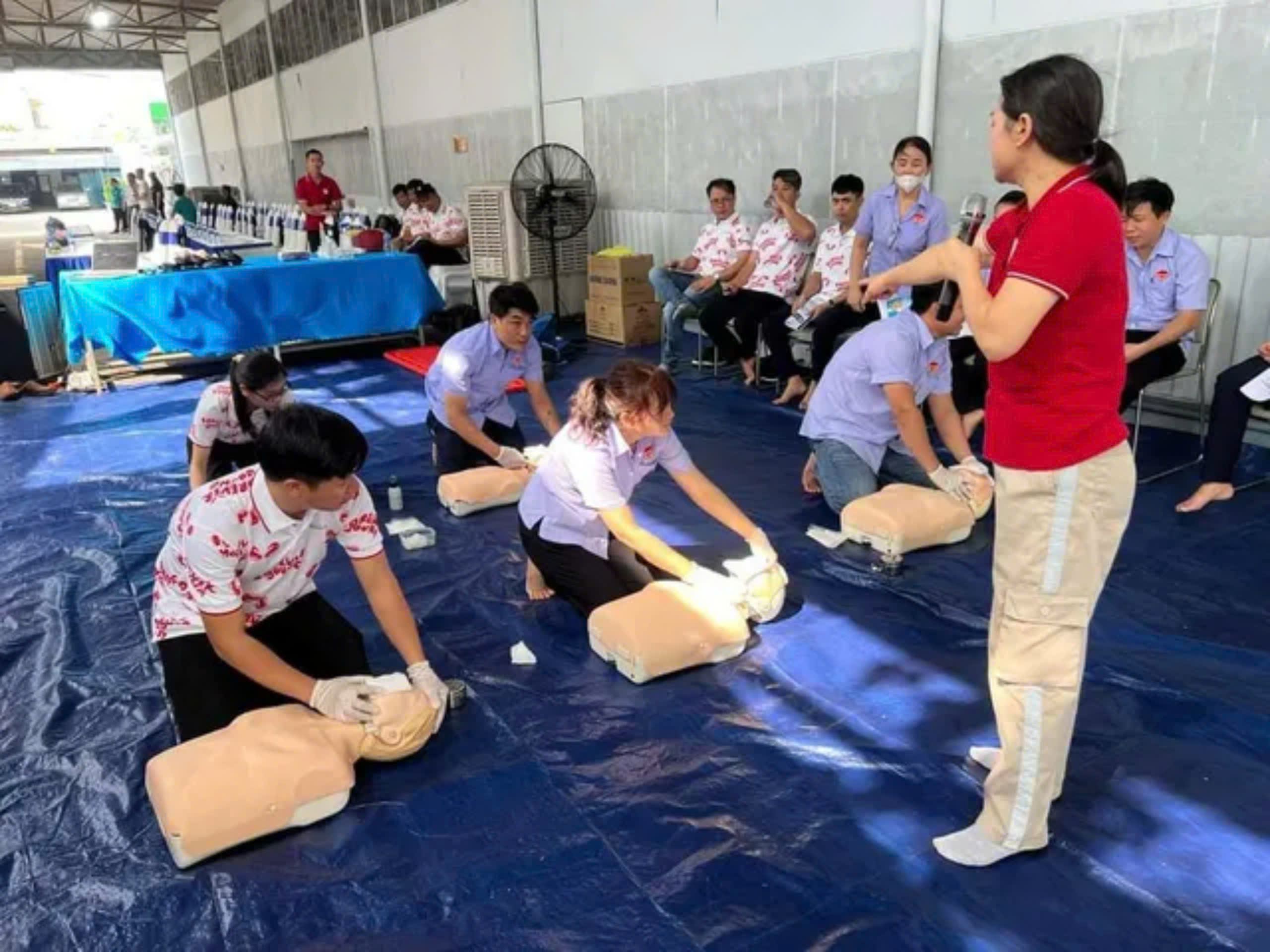 Hội Chữ thập đỏ triển khai tập huấn sơ cấp cứu tại Nam Định
